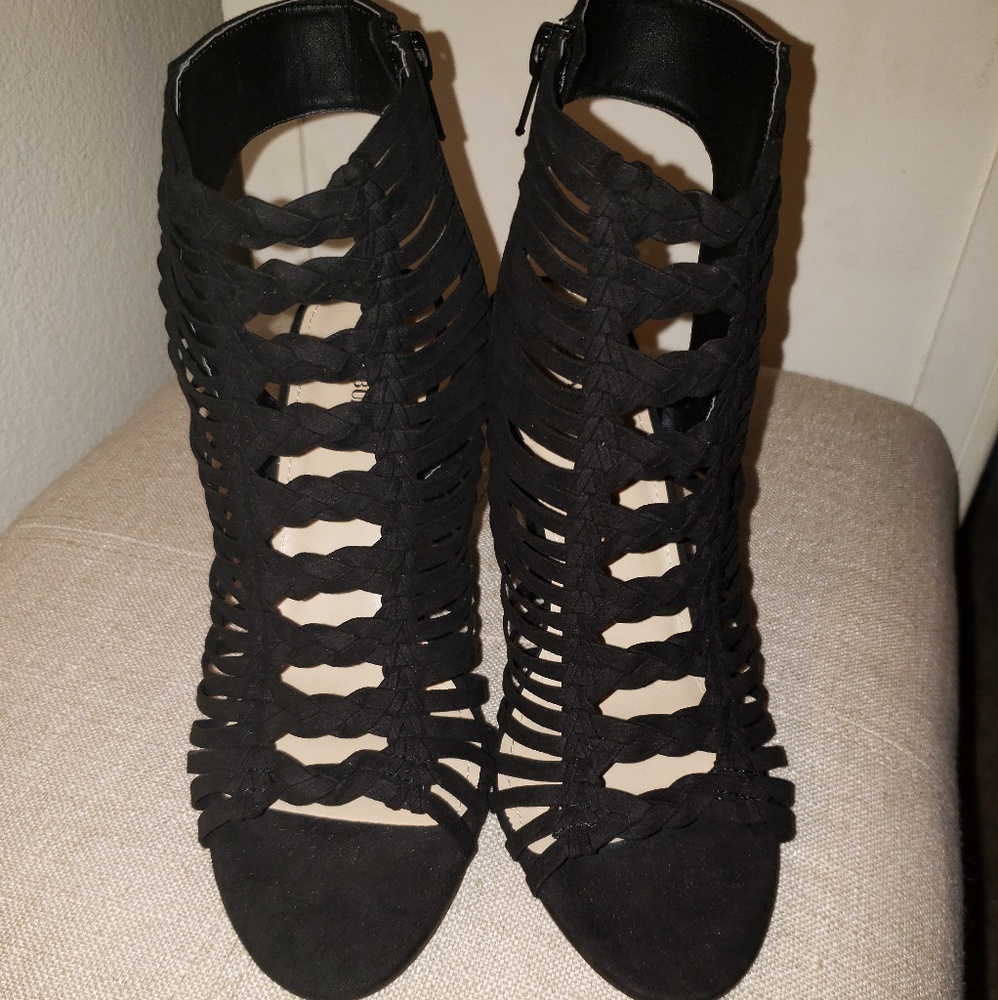 JustFab Strappy Heels